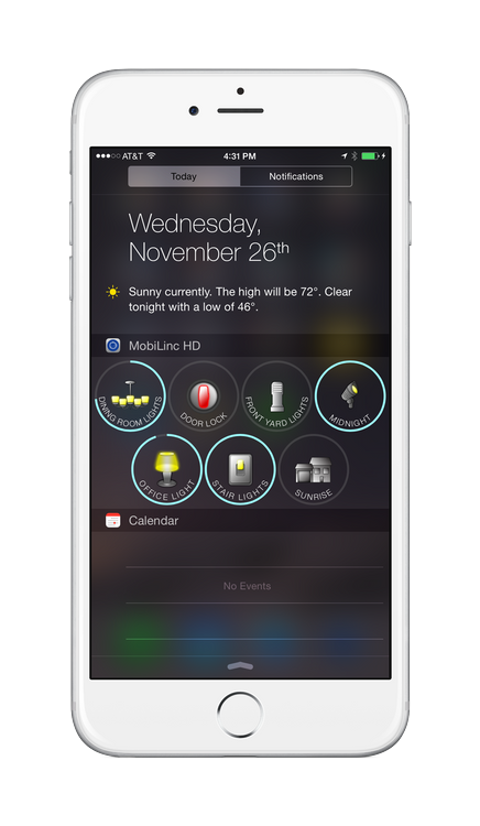 Today View Widgets on iPhone
