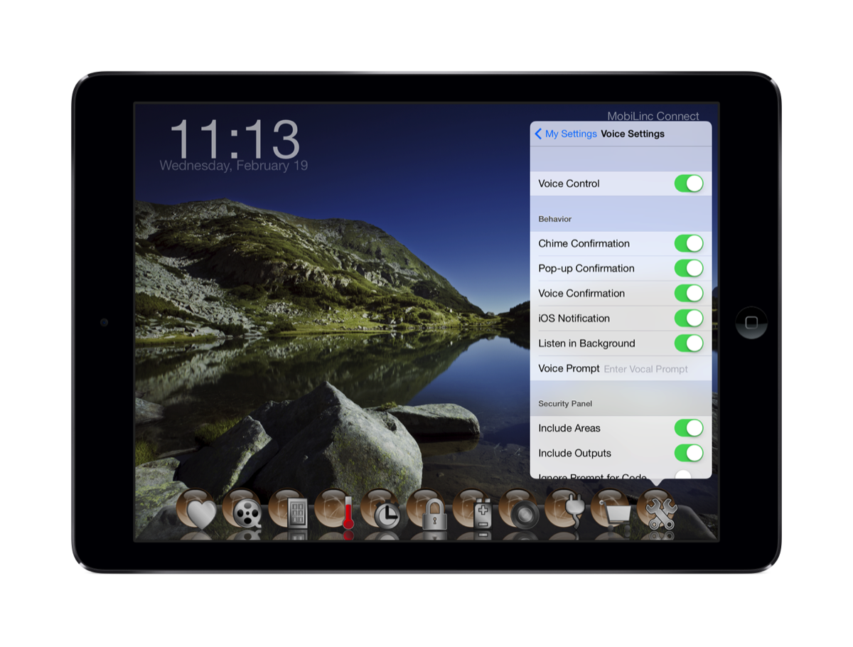 Orchestrated MobiLinc Voice Control